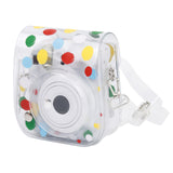 Zikkon Instax Mini 12 Transparent Camera Case (Colorful dots)
