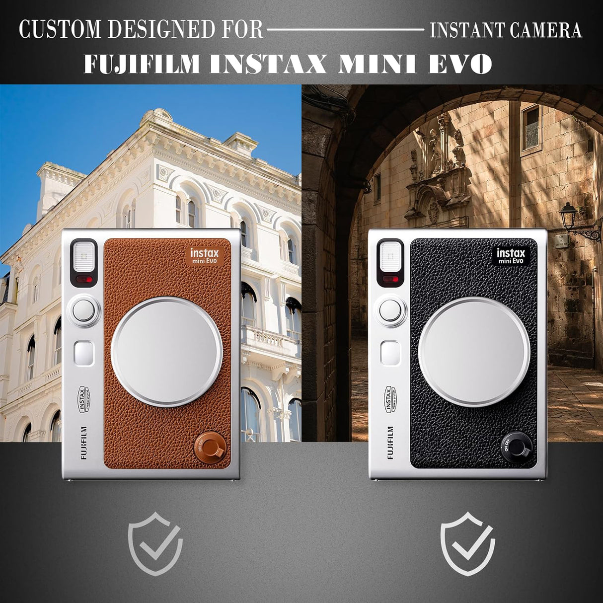 Zikkon Instax Mini Evo Lens Cap (silver)