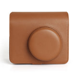 Zikkon Instax wide 400  Instant Camera PU Case Camera Bag (Brown)
