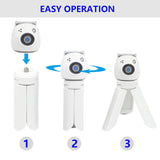 Zikkon Mini Tripod for Fujifilm Instax Mini Evo/99/PAL/70/LOMO Instant Camera (White)
