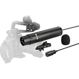 BOYA BY-M4C Phantom Power Clip-On Cardioid XLR Lavalier Microphone for Canon Sony Panasonic Camcorders ZOOM H4n H5 H6 TASCAM Audio Recorders