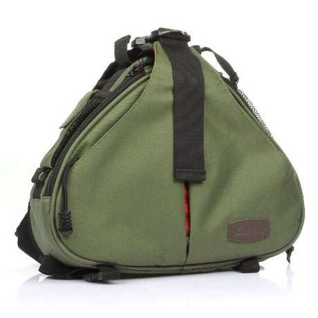 Caden K1 DSLR Camera Shoulder Sling Bag for Nikon, Canon, Sony (Army Green)