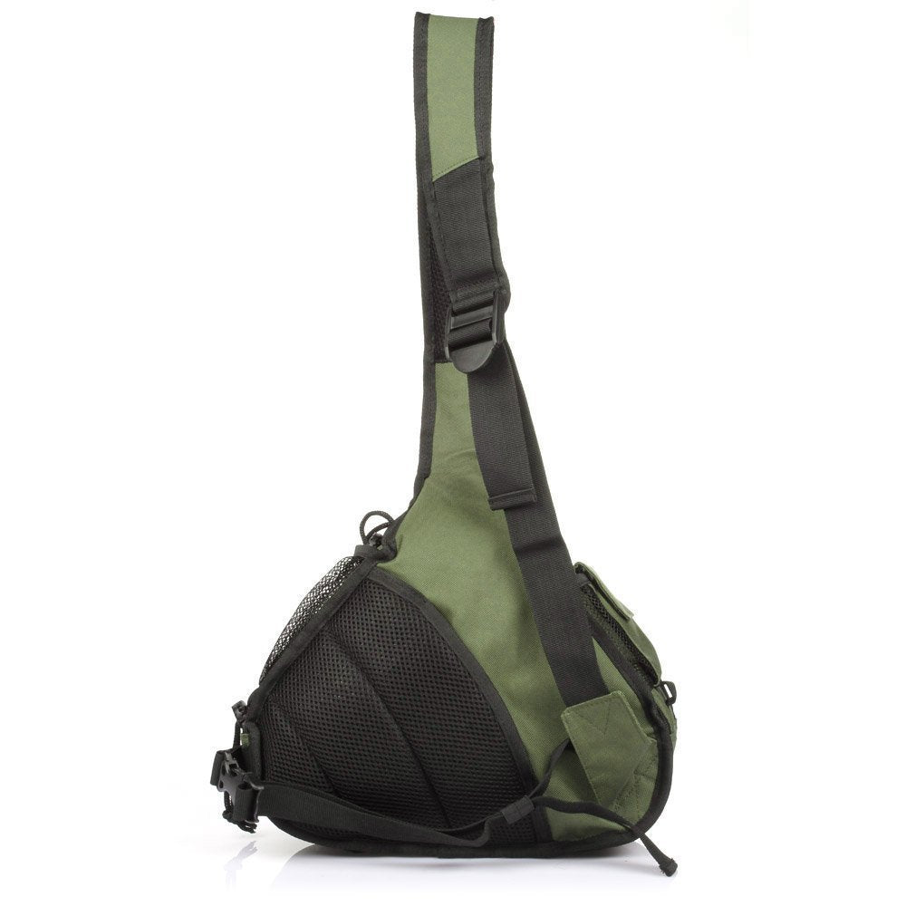 Caden K1 DSLR Camera Shoulder Sling Bag for Nikon, Canon, Sony (Army Green)