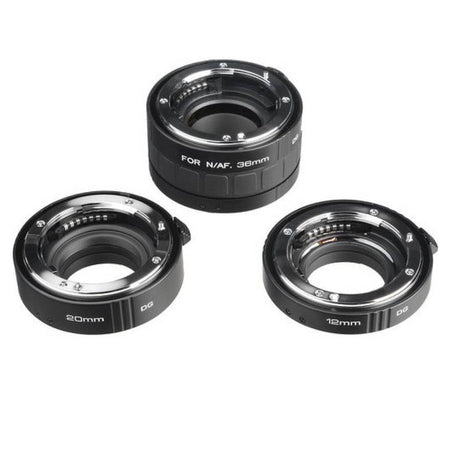 Kenko DG Auto Extension Tube Set for the Nikon AF Mount (12, 20 & 36mm Tubes)