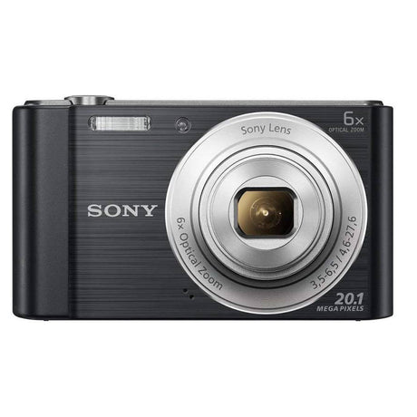 Sony Cybershoot DSC-W810/B 20.1MP Digital Camera Memory card 16GB (Black) + Bag (20.1 MP, 6 Optical Zoom, 48 X Digital Zoom, Black)