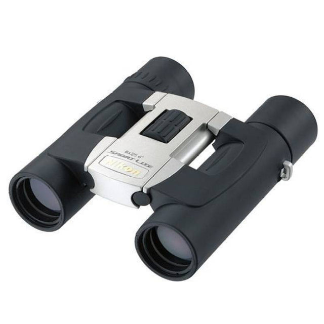 Nikon Sportstar EX 10x25 DCF Binoculars (Silver & Charcoal Grey)