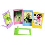 ZENKO 5 in 1 Plastic Photo frame for Mini film (Pink/blue/purple/green/yellow)
