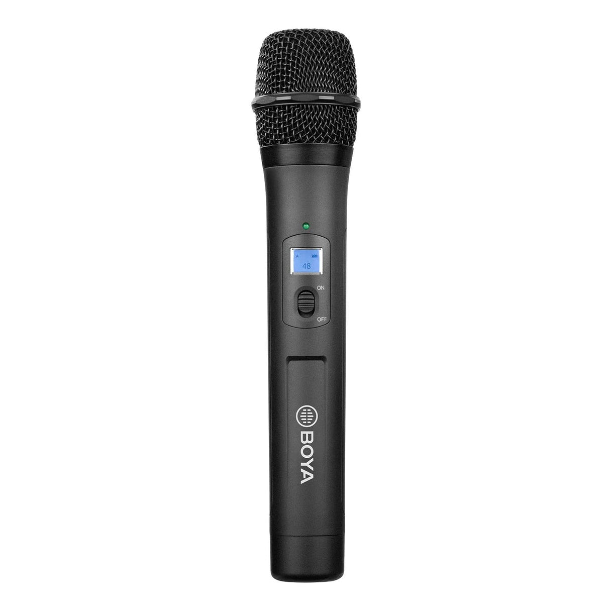 BOYA by-WHM8 Pro 48-Channel UHF Wireless Dynamic Handheld Cardioid Microphone Transmitter for by-WM8 Pro Series Microphone System for Interview Presentation Talk Show Speech