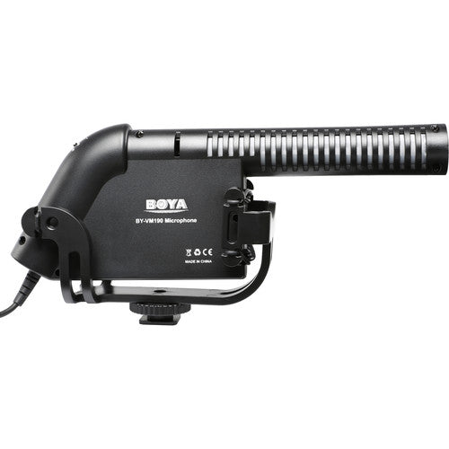 Boya BY-VM190 Shotgun Microphone with Windshield for Canon Nikon DSLR Camera