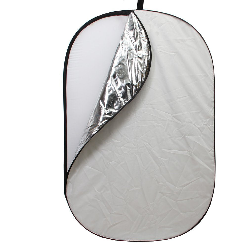 78" x 59" (200 x 150cm) 5 in 1 Portable Oval Collapsible Multi Disc Photography Studio Light Reflector