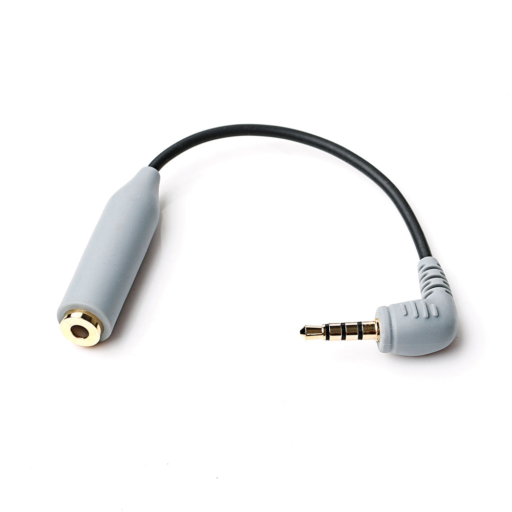 BOYA BY-CIP2 3.5mm Microphone Cable 3.5mm TRS to TRRS Adapter for Smartphones