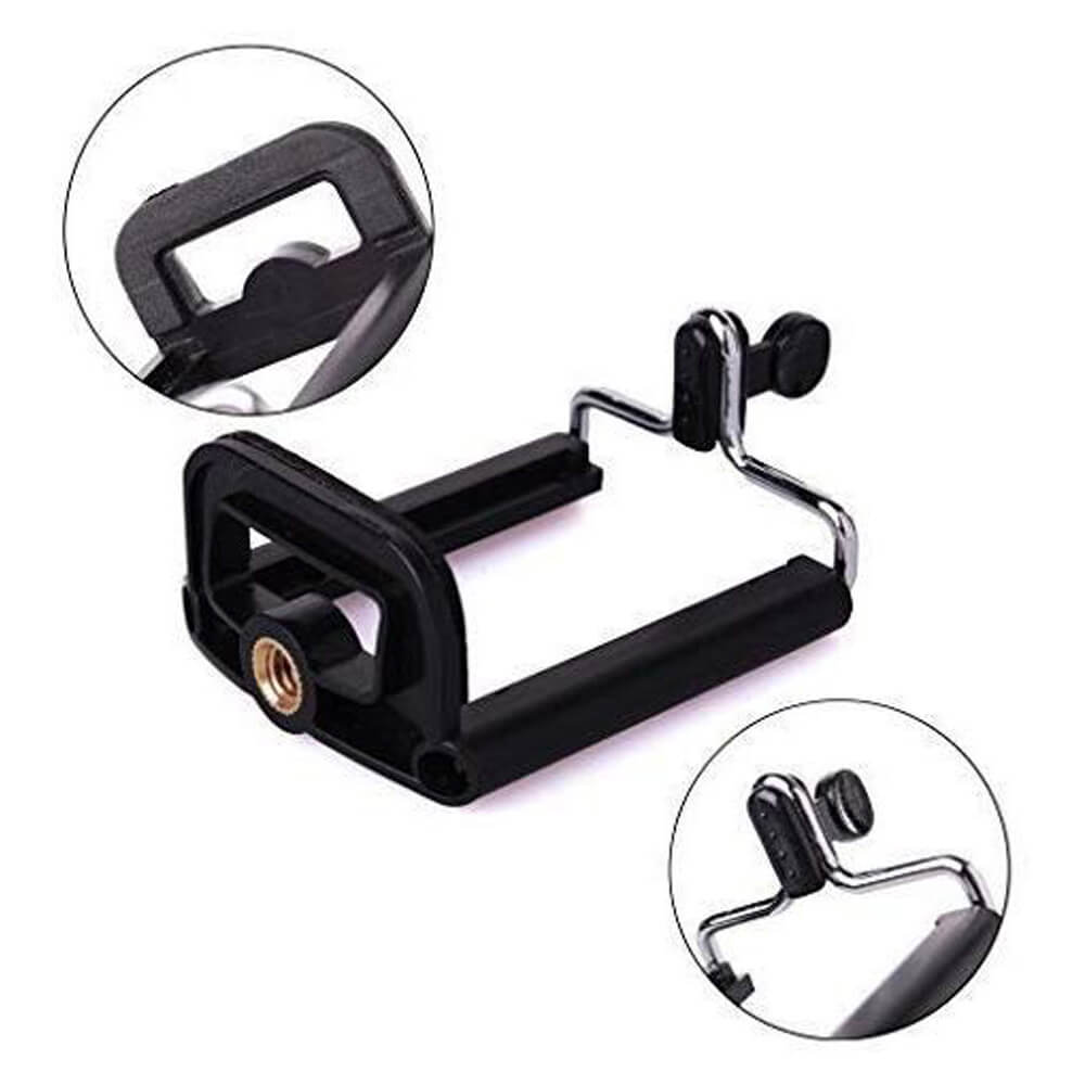 Zenko Camera Stand Clip Bracket Holder Tripod Monopod Mount Adapter for Mobile Phone Tripod Clamp