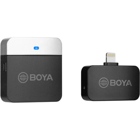 BOYA BY-M1LV-D iOS 2.4Ghz Wireless Microphone (1Transmitter+1Receiver)