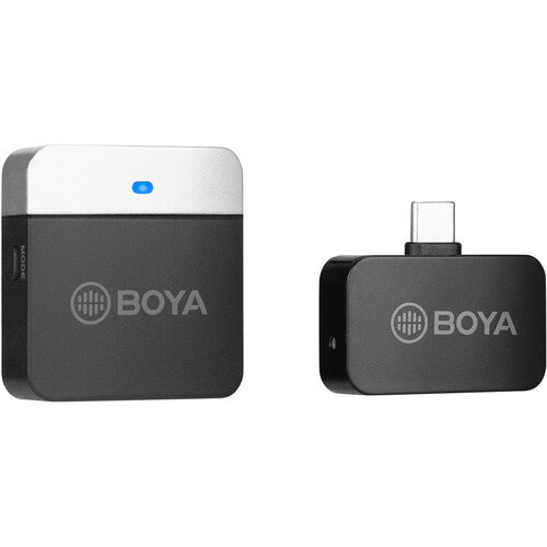 BOYA BY-M1LV-U Type-C 2.4Ghz Wireless Microphone (1Transmitter+1Receiver)