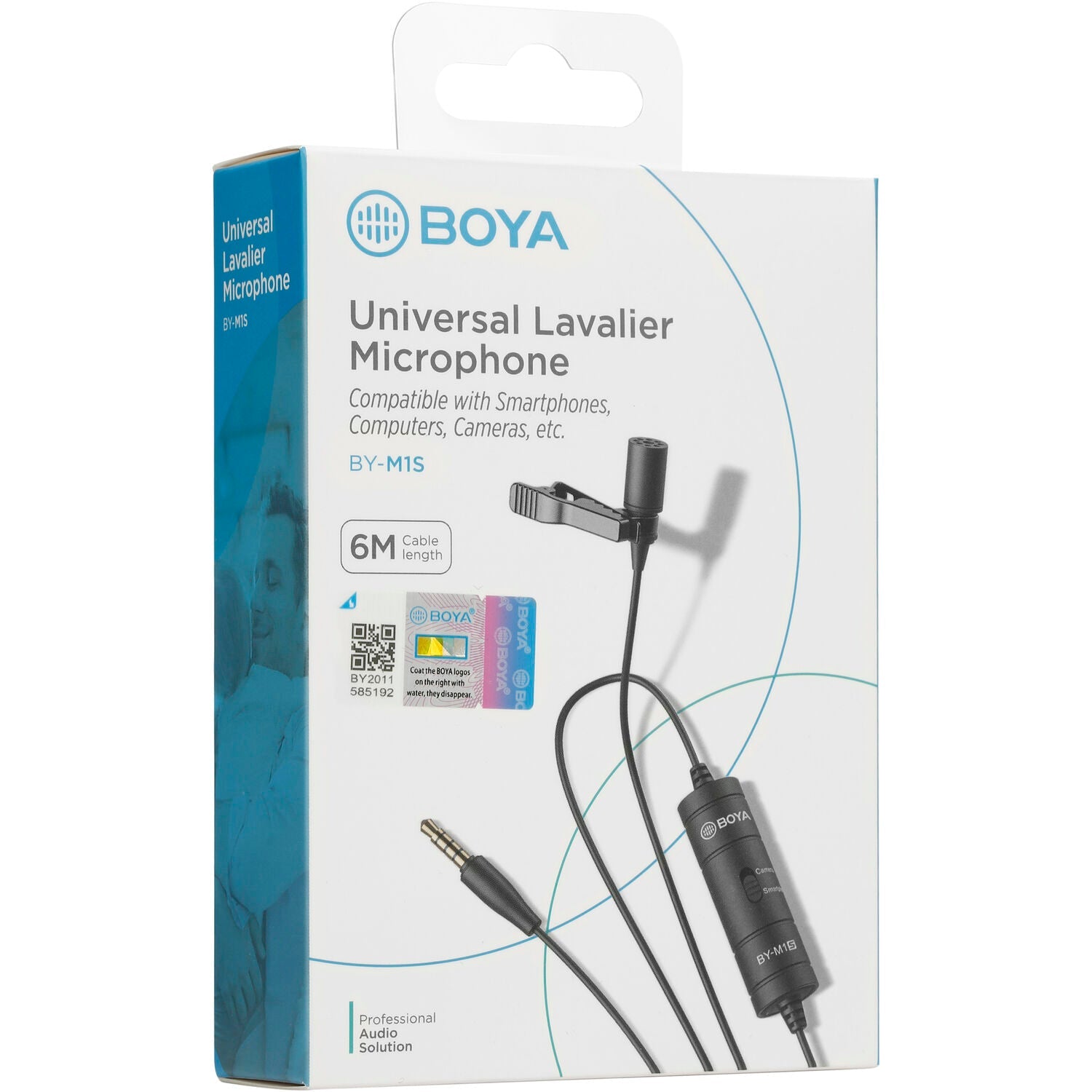 BOYA BY M1S with mount1 Omnidirectional Lavalier Microphone