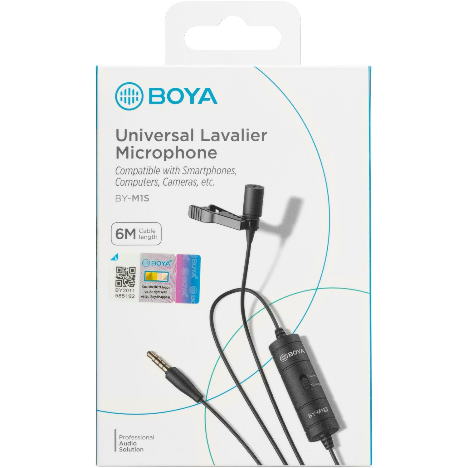 BOYA BY M1S with mount4 Omnidirectional Lavalier Microphone