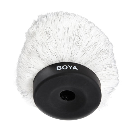 BOYA BY-P100 Furry Outdoor Interview Microphone Windshield Muff for Shotgun Capacitor Microphones