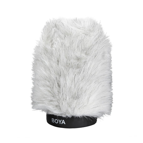 BOYA BY-P120 Furry Outdoor Interview Windshield Muff for Shotgun Capacitor Microphones (Inside Depth 4.8'')