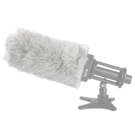 BOYA BY-P180 Furry Outdoor Interview Windshield Muff for Shotgun Capacitor Microphones (Inside Depth 7.2)