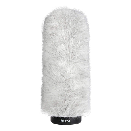 BOYA BY-P220 Furry Outdoor Interview Windshield Muff for Shotgun Capacitor Microphones (Inside Depth 8.8)