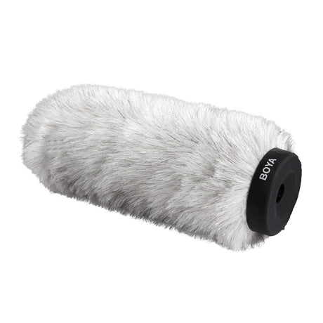 BOYA BY-P220 Furry Outdoor Interview Windshield Muff for Shotgun Capacitor Microphones (Inside Depth 8.8)