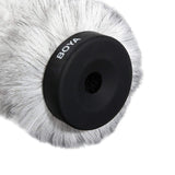 BOYA BY-P320 Furry Outdoor Interview Windshield Muff for Shotgun Capacitor Microphones (Inside Depth 12.8)