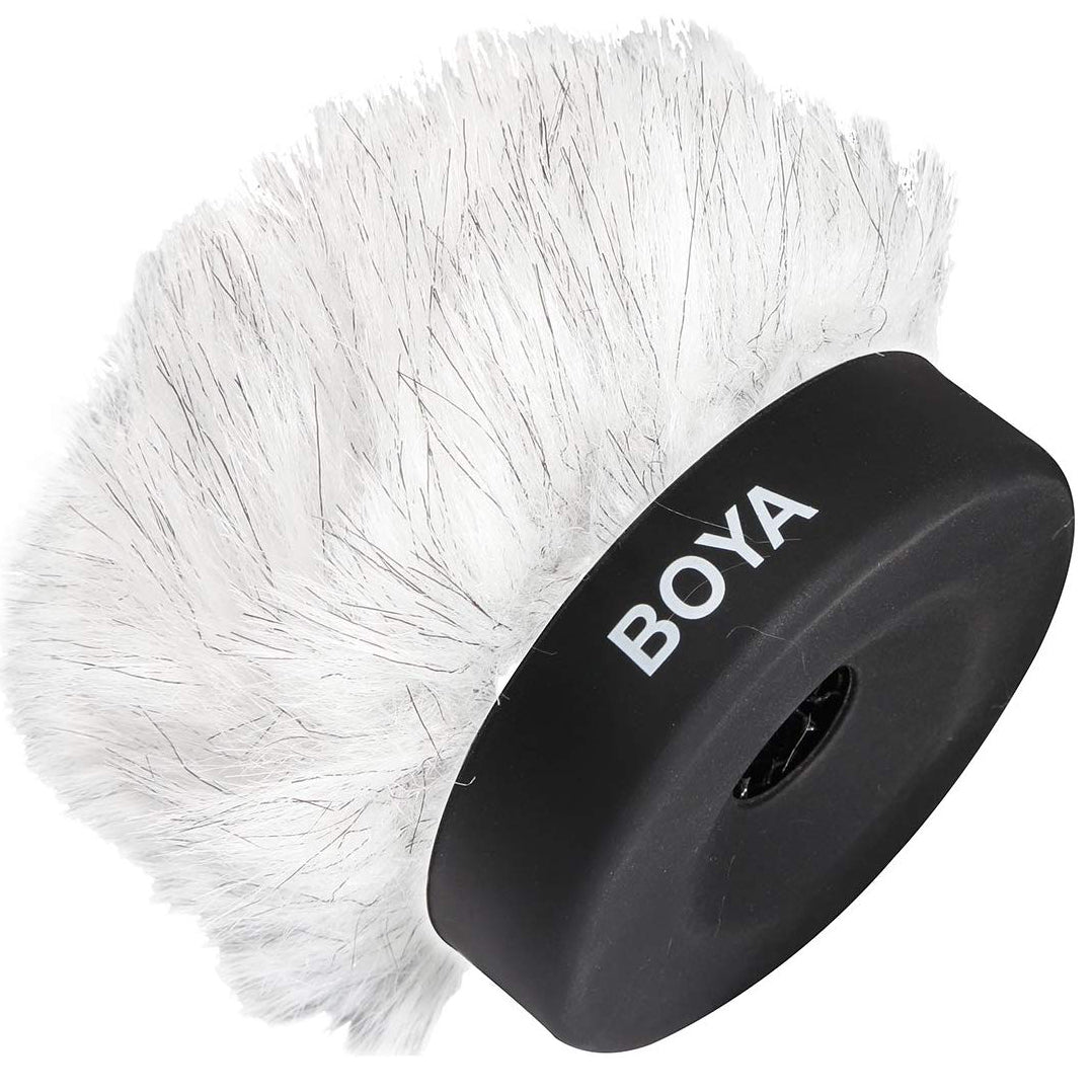 BOYA BY-P50 Furry Outdoor Interview Microphone Windshield Muff for Shotgun Capacitor Microphones (Inside Depth 2'' / 50mm)
