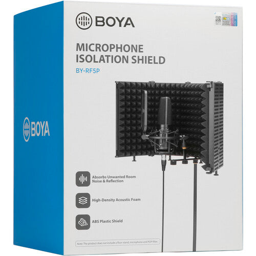 BOYA BY-RF5P Foldable Microphone Isolation Shield and Reflection Filter