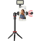 BOYA BY-VG350 Ultimate smartphone video kit Plus with BY-MM1+ Mic, LED Light, and Accessories