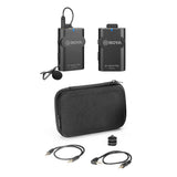 BOYA BY-WM4 Pro K1 Portable 2.4G Wireless Microphone System(One Transmitters + One Receiver) with Hard Case for DSLR Camera Camcor