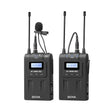 BOYA BY-WM8 Pro-K1 UHF Wireless Microphone System 48 Channels Mono/Stereo Mode LCD Display 100M Effective Range