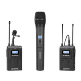 BOYA BY-WM8 Pro-K4 Dual Channel Wireless Microphone Kit, Includes BY-WHM8 Pro Handheld and BY-WM8 Pro-K1 Transmitter and Receiver