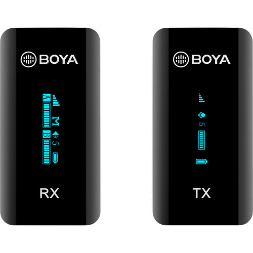BOYA BY-XM6-S1 Digital Camera-Mount True-Wireless 1-Person Microphone System (2.4 GHz)