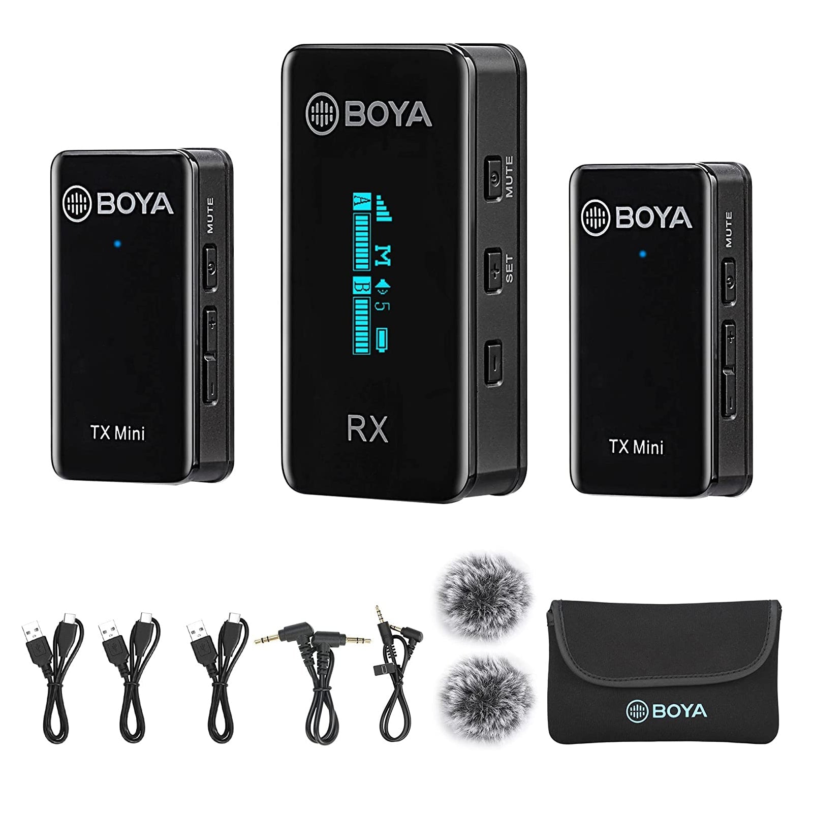 BOYA BY-XM6-S2 Mini Ultracompact 2.4GHz Dual-Channel