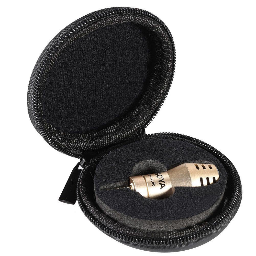 BOYA BY-A100 Omni Directional Condense Phone Microphone Live Broadcast Recording (Gold)