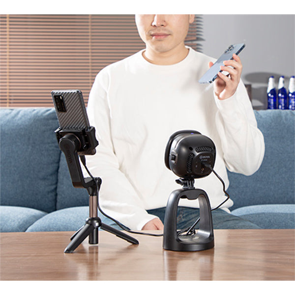 BOYA BY-CM6A All in one USB Microphone with inbuilt LED and Web Camera