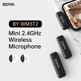 BOYA BY-WM3T2-D1 Digital True-Wireless Microphone for iOS Devices