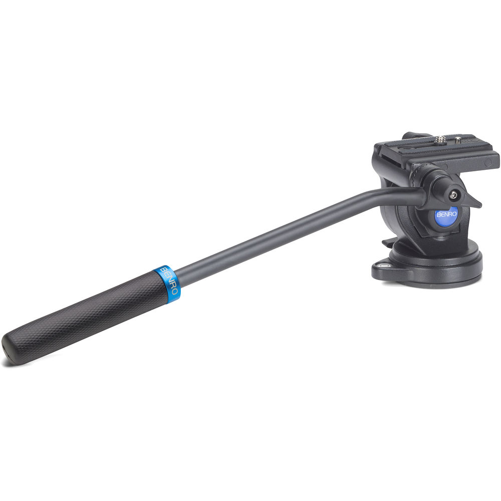 Benro A38FDS2 Monopod with 3-Leg Locking Base and S2 Head, 4 Leg Sections, Flip Lock Leg Release (Black)