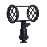 Boya BY-C04 Camera Microphone Shockmount with Hot Shoe Mount for AKG D230 Senheisser ME66 Rode NTG-2 NTG-1 Audio-Technica AT-875R