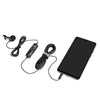 Boya BY-M1 with Mini Tripod and Mount 3 Omni Directional Lavalier Microphone