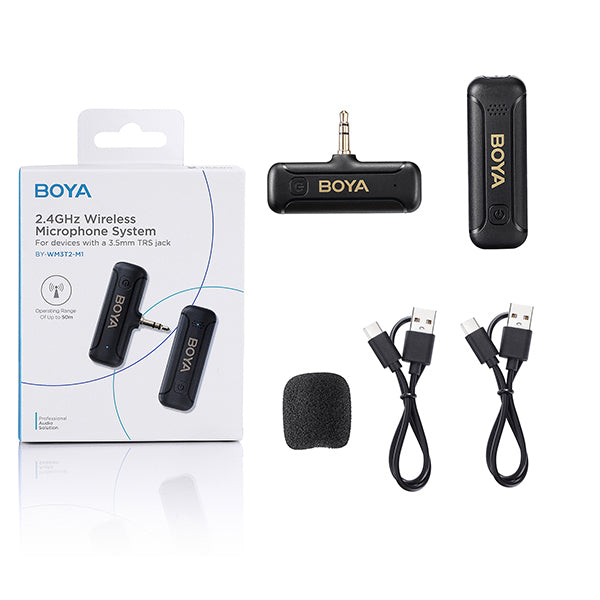 Boya BY-WM3T2-M1 Mini 2.4GHz Wireless Microphone – PhotoVatika.com