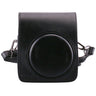 [Fujifilm Instax Mini 70 Case] CAIUL Comprehensive Protection Instax Mini 70 Camera Case Bag With Soft PU Leather Material Black
