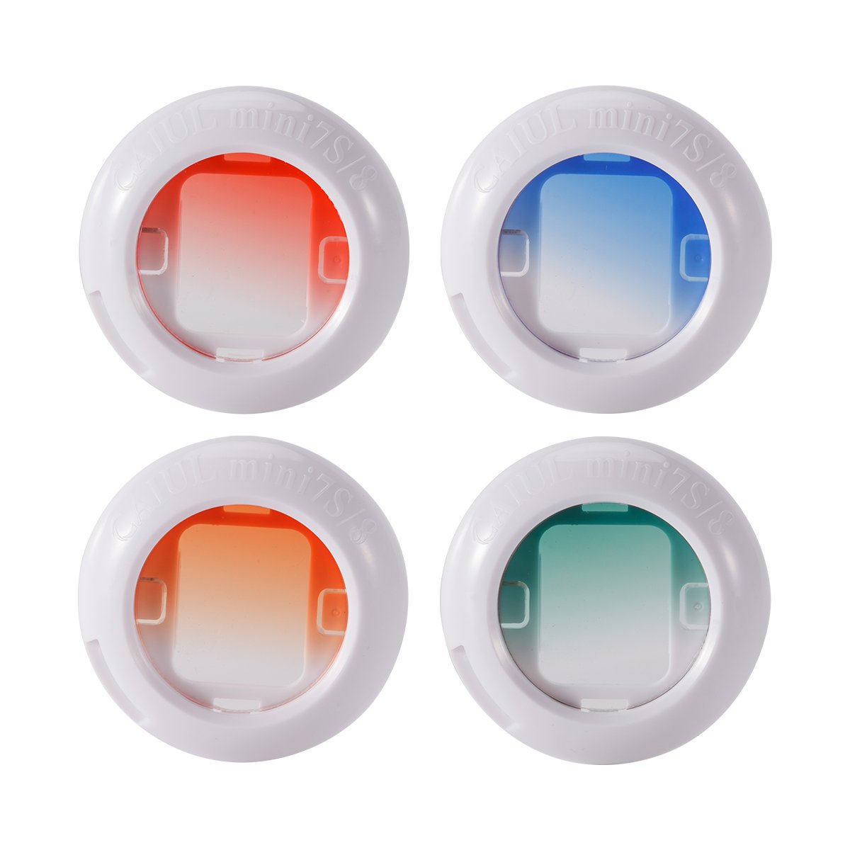 CAIUL Instax Mini Gradient Color Close Up Lens Filter Set for