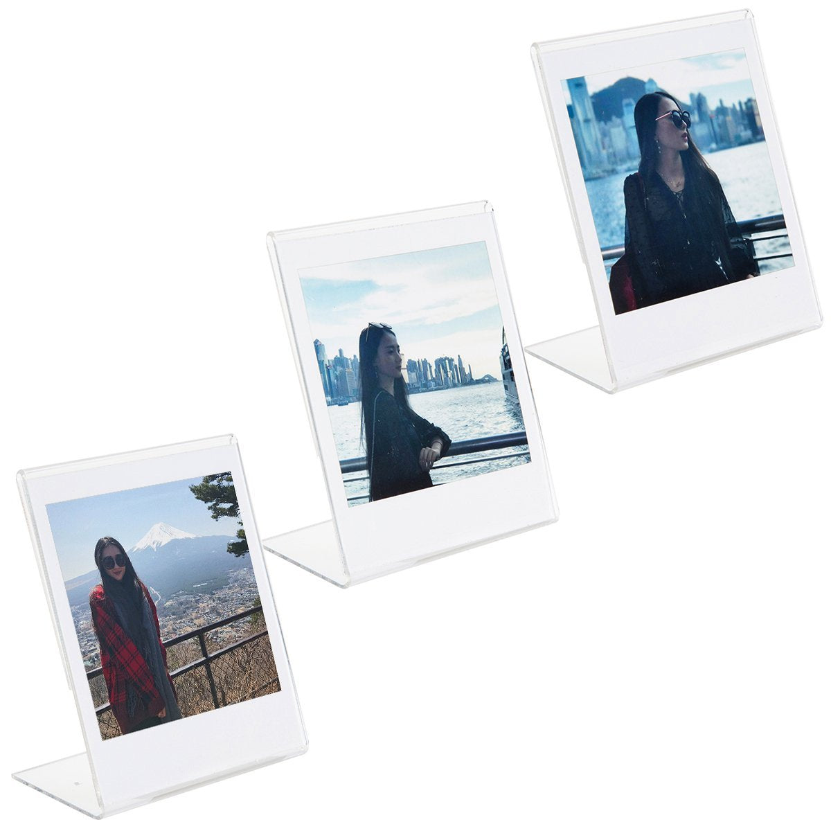 CAIUL L Model Clear Acrylic Photo Frame for Fujifilm Instax Square 