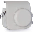 CAIUL Instax PU Leather Case Bag for Fujifilm Instax Mini 9 8 8+ Instant Camera Smokey White