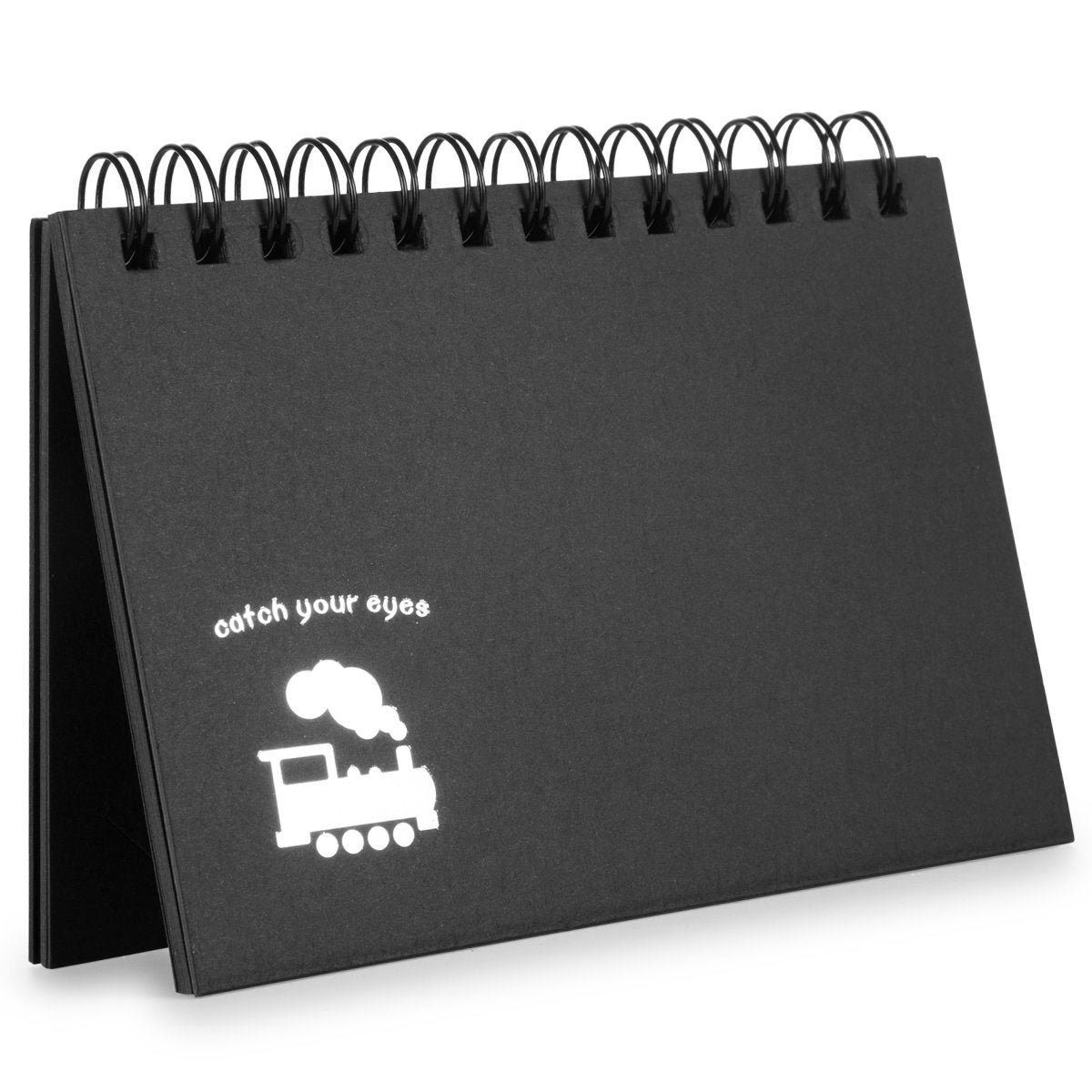 [Fujifilm Instax Mini Photo Album] CAIUL Book Album for Instax Mini 8 8+ 9 70 7s 25 26 50s 90 Film, Instax Square SQ10 Film (40 Photos) Black