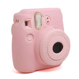 CAIUL Fashion Camera Case For Fujinfilm Instax Mini 8, Silica Gel Material Pink