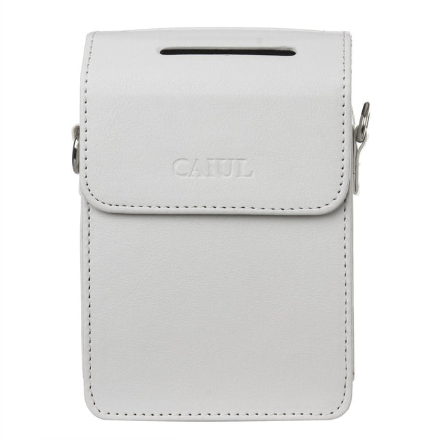 CAIUL PU Leather Case for Fujifilm INSTAX SHARE SP2 Smart Phone Printer White