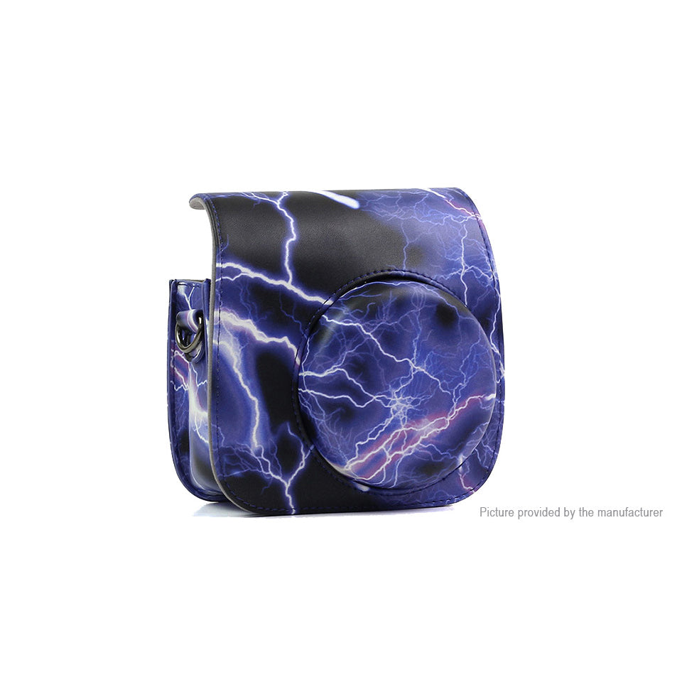 Caiul Pu Leather Fujifilm Instax Mini 9 (Lightning purple) Camera Bag
