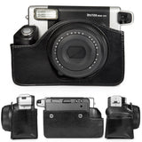 CAIUL Vintage Camera Case Bag For Fujifilm INSTAX Wide 300 Instant Camera,PU Leather